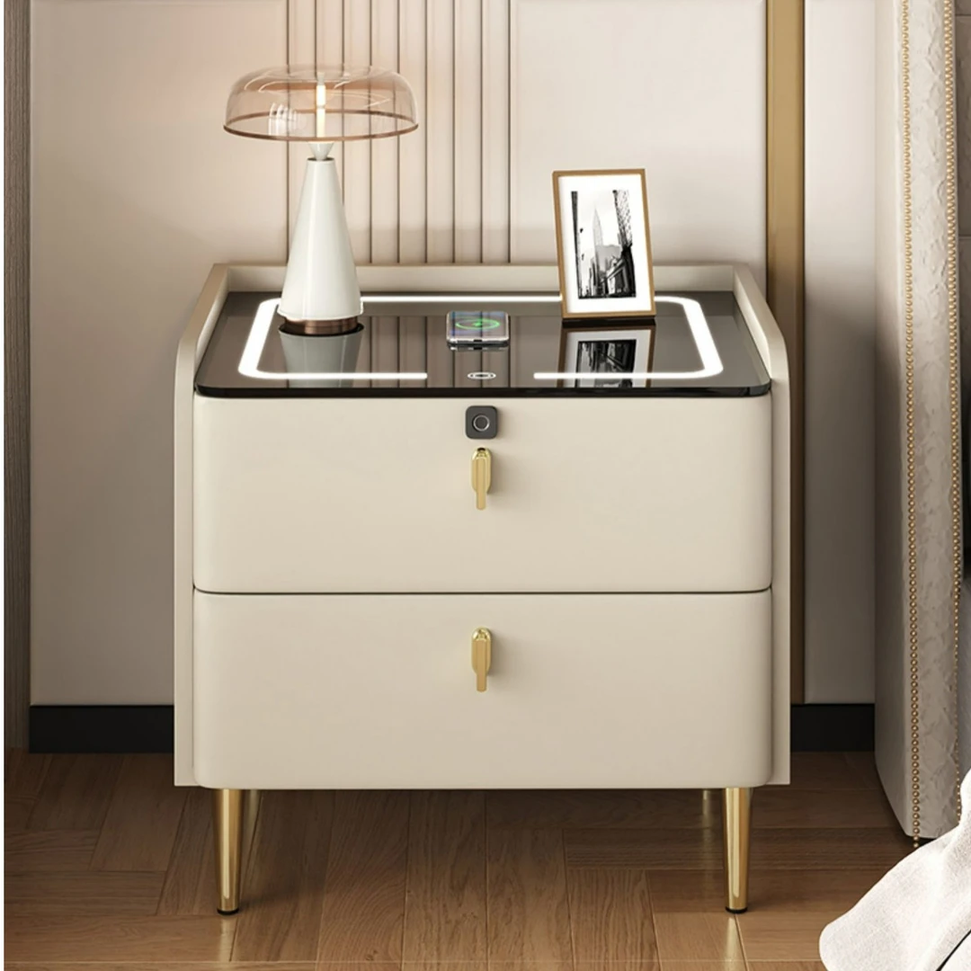 智能床头柜卧室网红爆款新款2025高档大气现代简约新款床头柜