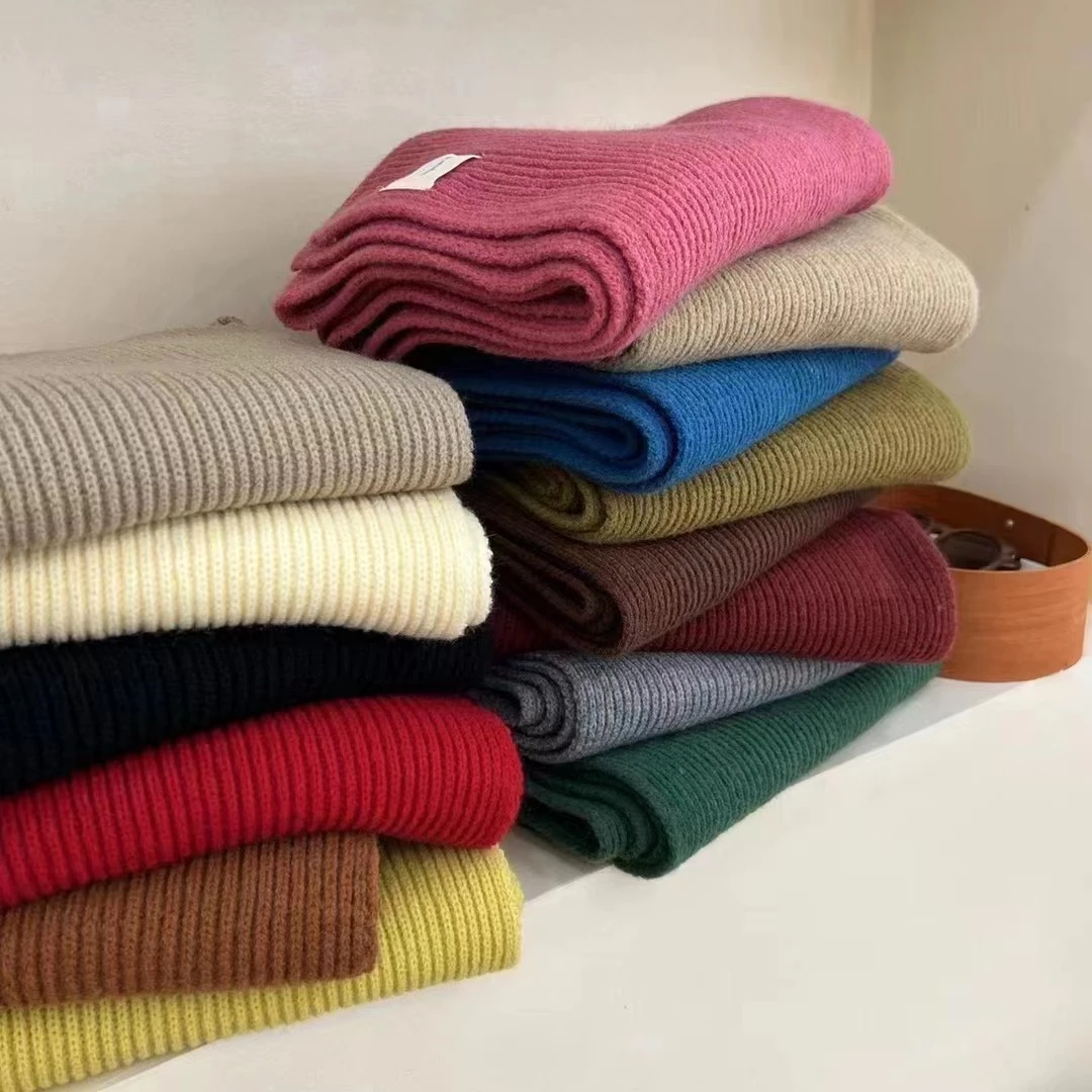 【JUNJUN君君】通勤保暖休闲秋冬多色~ins纯色百搭简约灰围巾YF9167