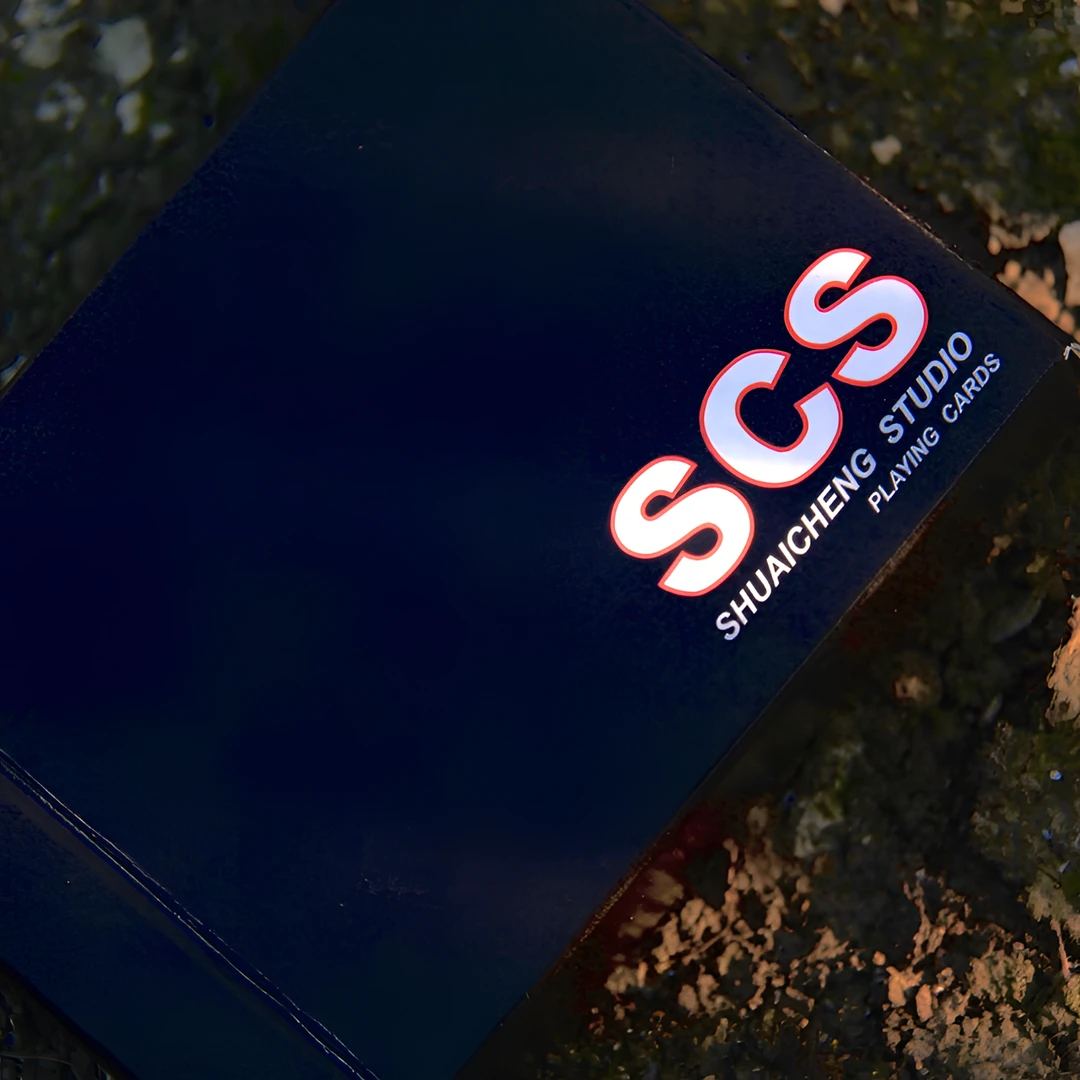 指悦扑克 SCS V1扑克牌创意收藏限量花切魔术道具