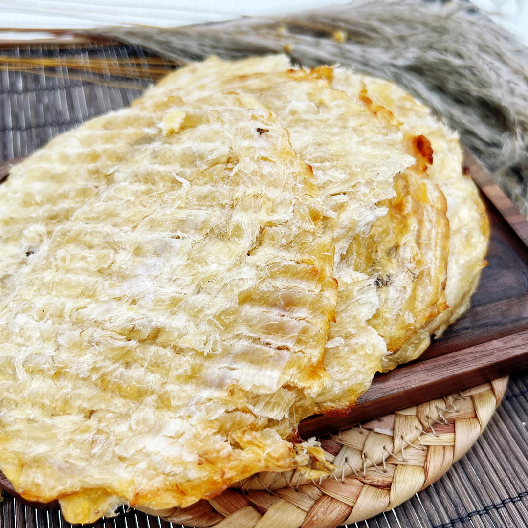 开袋即食烤鱼片肉质细腻劲道大连特产营养零食三去马面鱼好口感