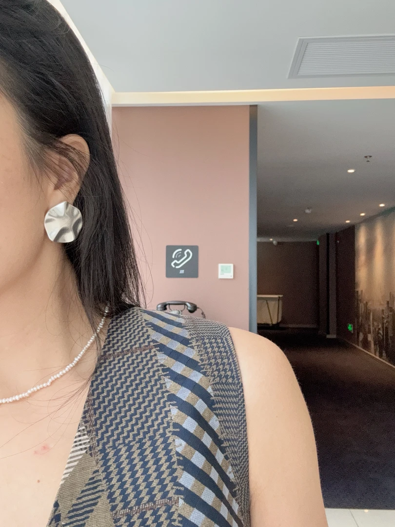 铜合金耳饰 （糯叽叽）日韩异形凹凸小众耳饰耳钉