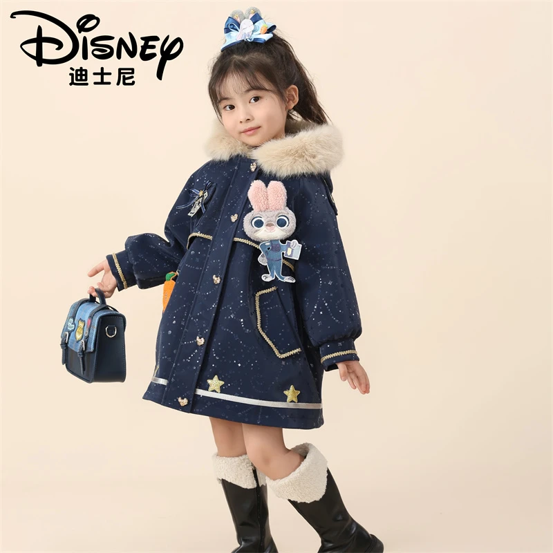 【FF】Disney/迪士尼女童秋款新款休闲淑女简约派克服外套XCR4PJ579