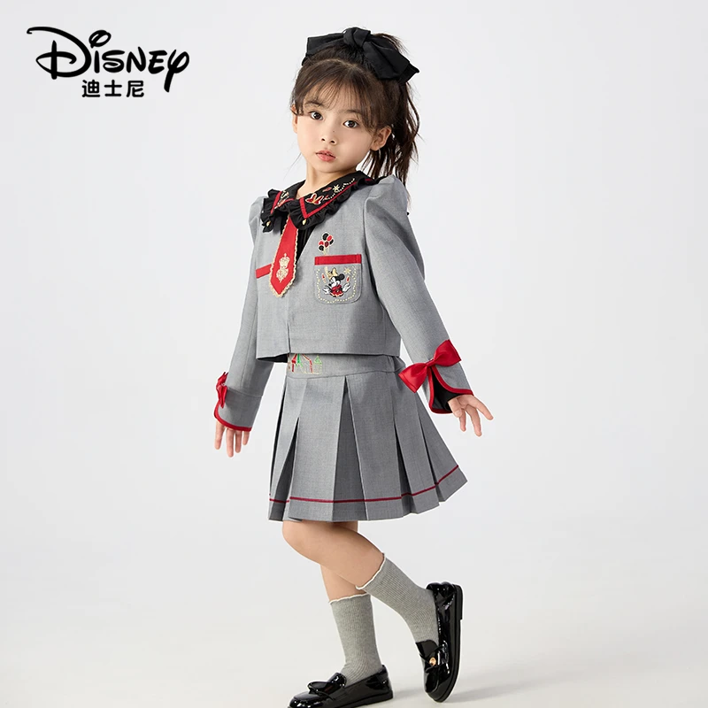 【TQ】Disney/迪士尼女童秋款新款休闲淑女洋气套装裙XCR3SZ047