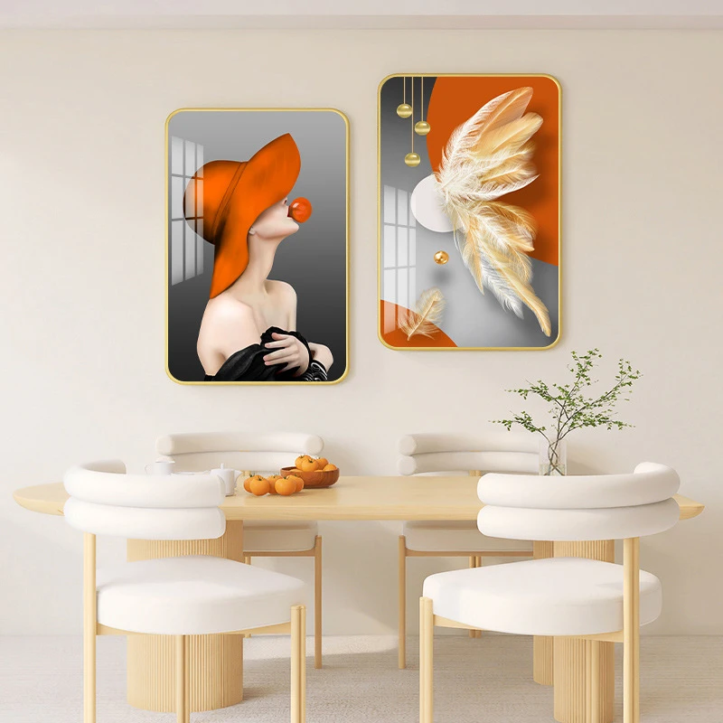 X01床头玄关沙发背景墙客厅壁画现代简约卧室挂画装饰画餐厅