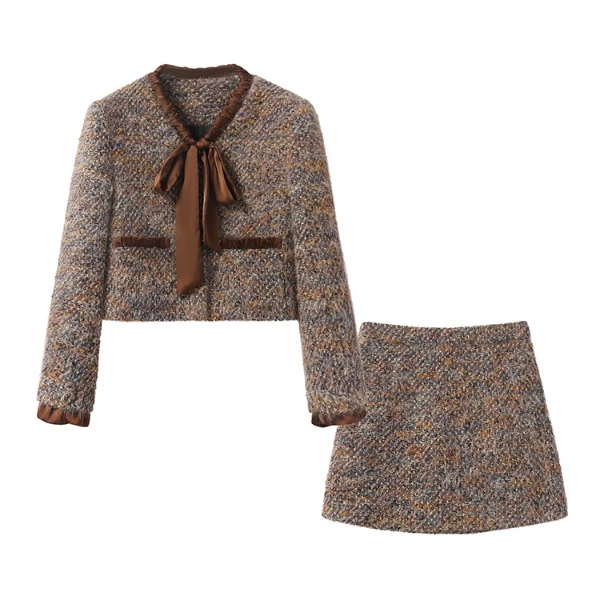 马克华菲女装90鸭绒羽绒服+半身裙套装 MHZHTZ310