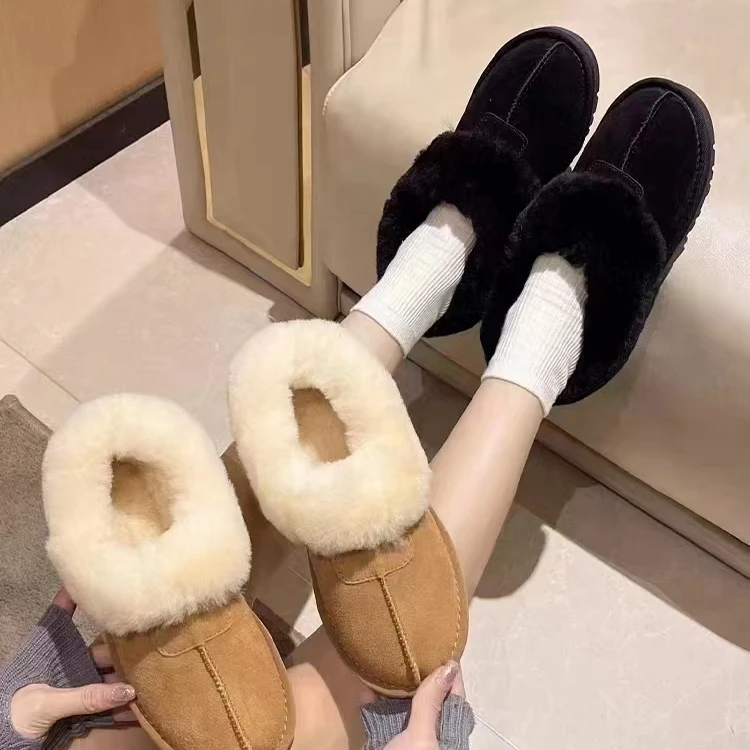 XD大毛毛低帮雪地靴F501