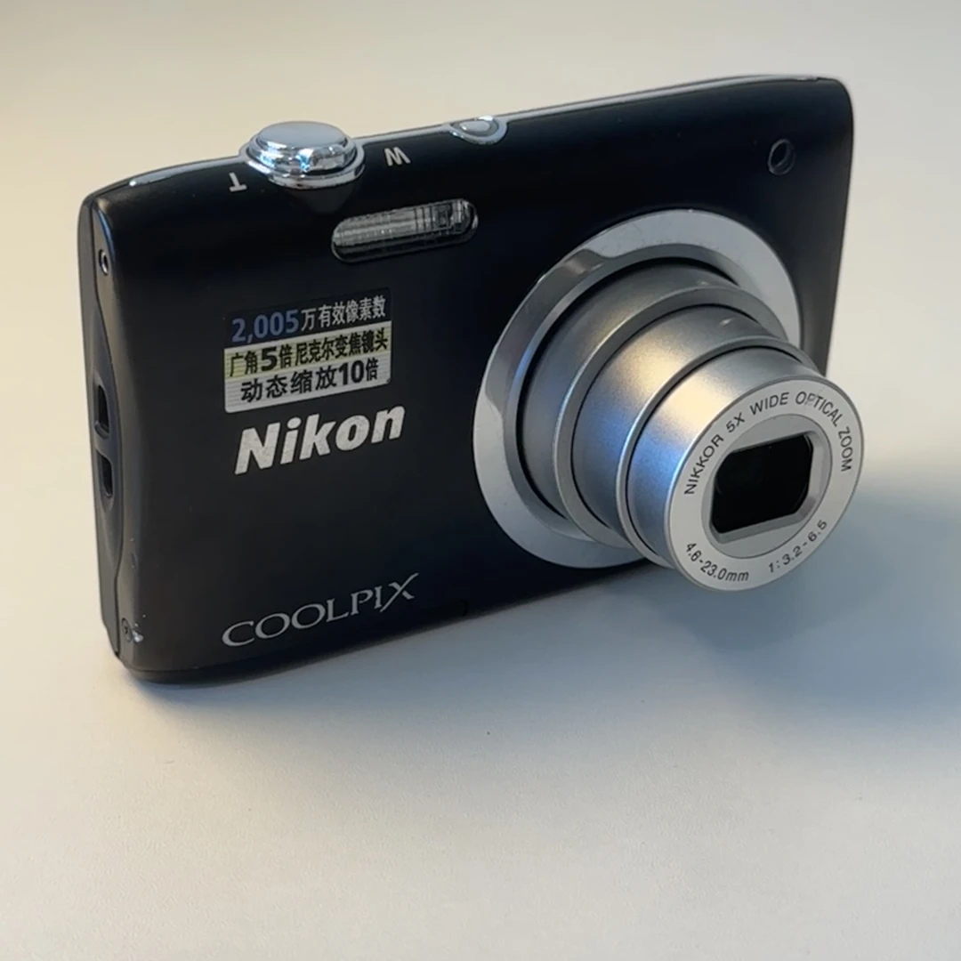 95新 Nikon/尼康 A100 黑色 2005万像素5倍变焦 ccd
