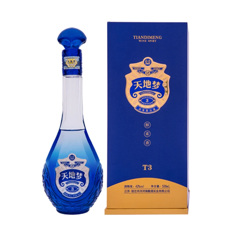 天地梦天地梦3浓香型白酒500ML纯粮食酒珍藏礼品梦3名酒42度500