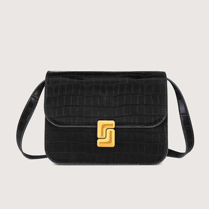 【马哥专属】豆腐包轻奢2025新款丝绒鳄鱼纹单肩包腑下包斜挎包