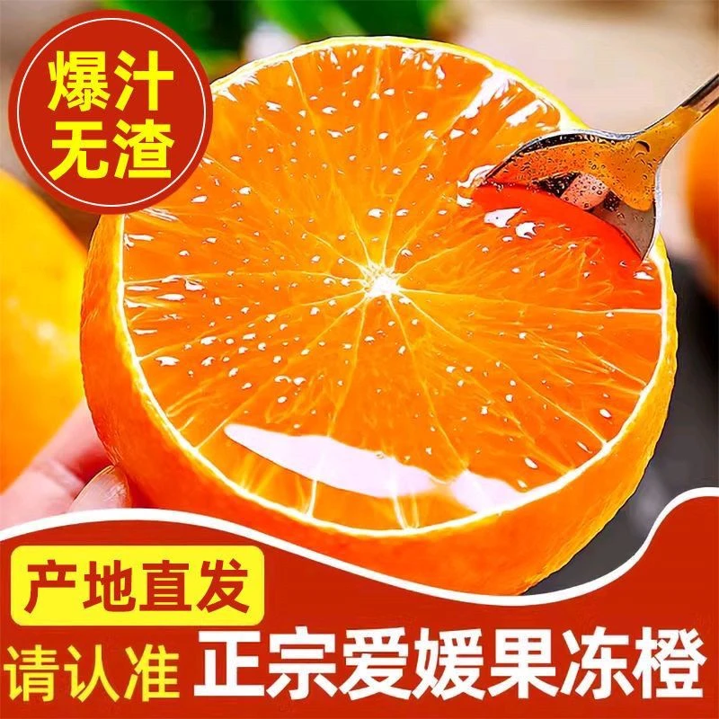 四川爱媛38号果冻橙新鲜香甜多汁橙子水果