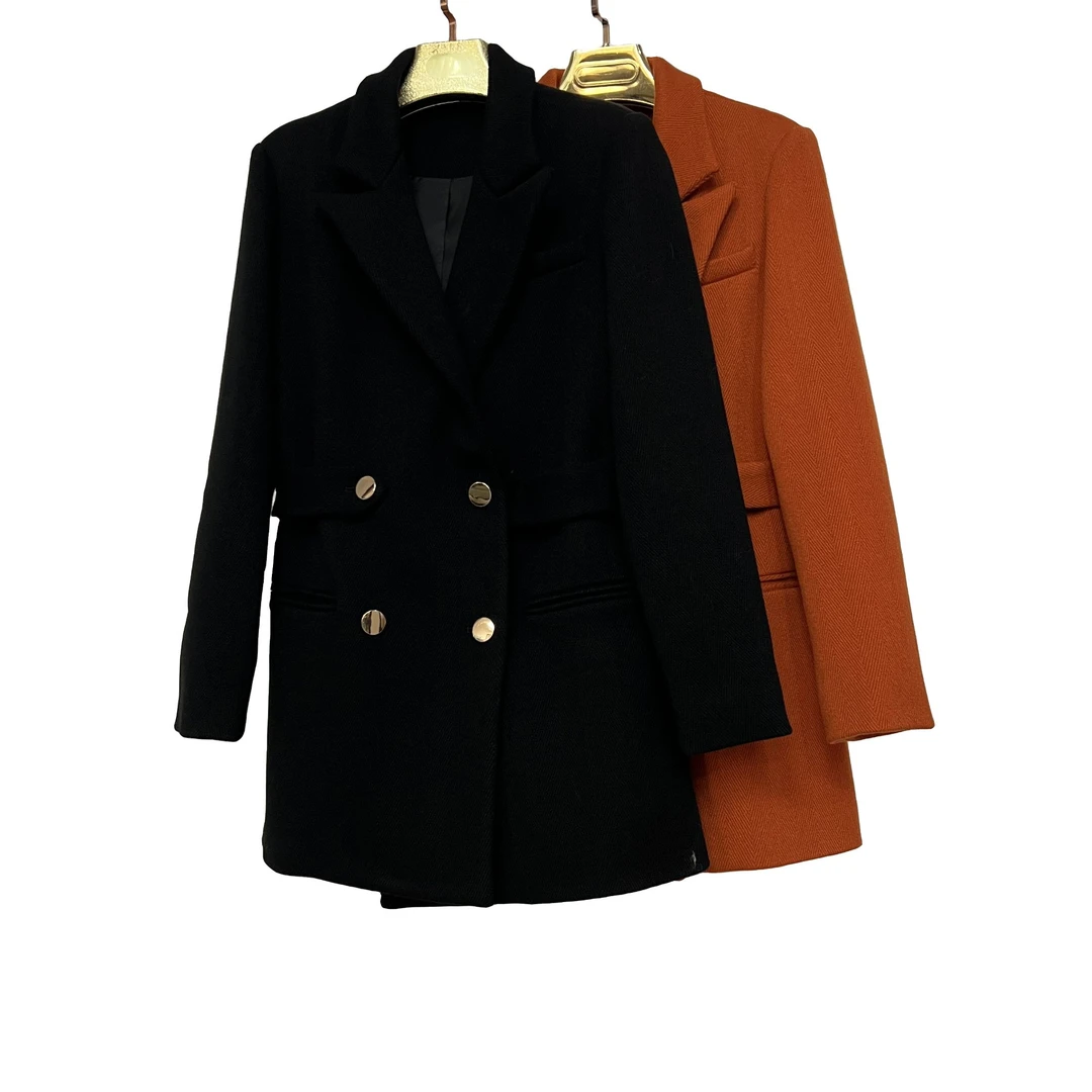 【YISHAN-】时尚气质轻奢大衣D657