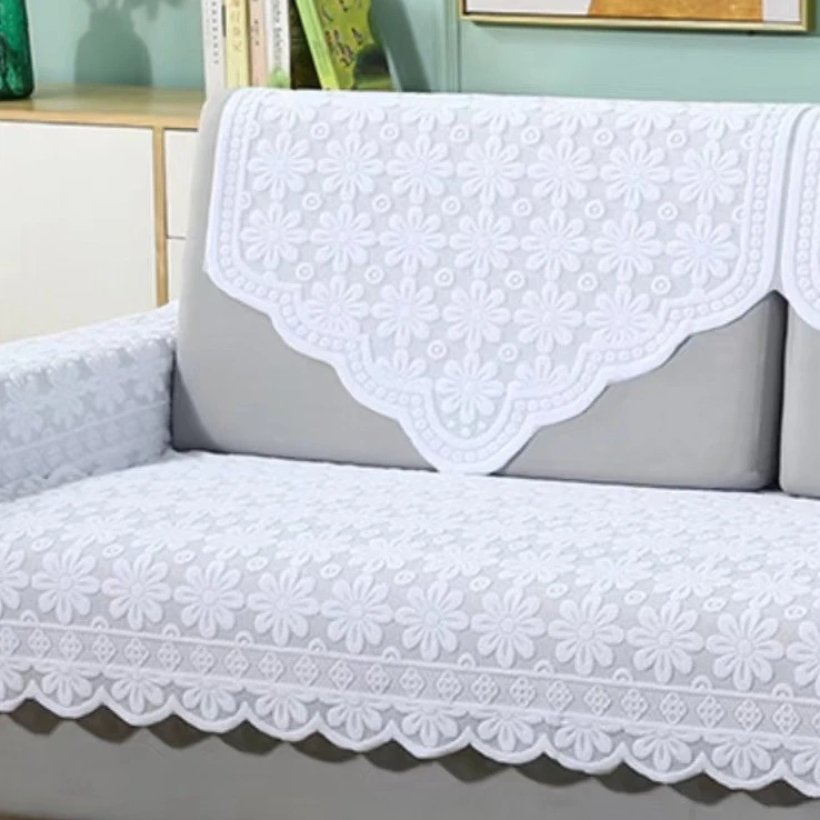 加厚蕾丝沙发巾全盖盖布靠背巾扶手巾沙发罩套欧式沙发垫四季通用