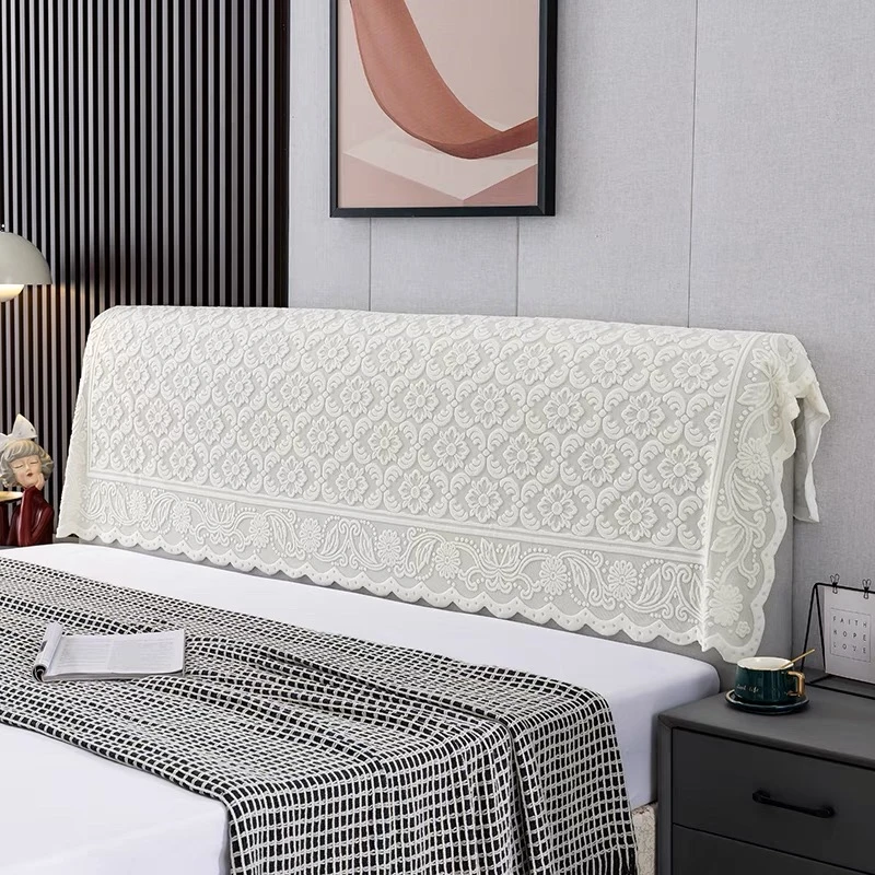 加厚床头套罩防尘盖布床头盖布沙发靠背巾盖巾ins风全包床靠背