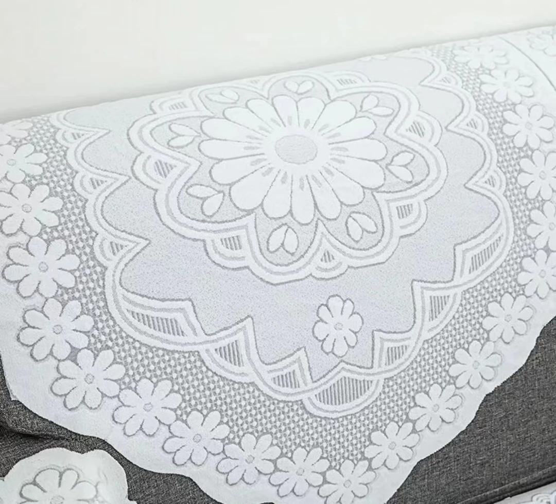 蕾丝加厚沙发巾盖布靠背巾扶手巾沙发套盖布防尘后背巾全盖沙发巾