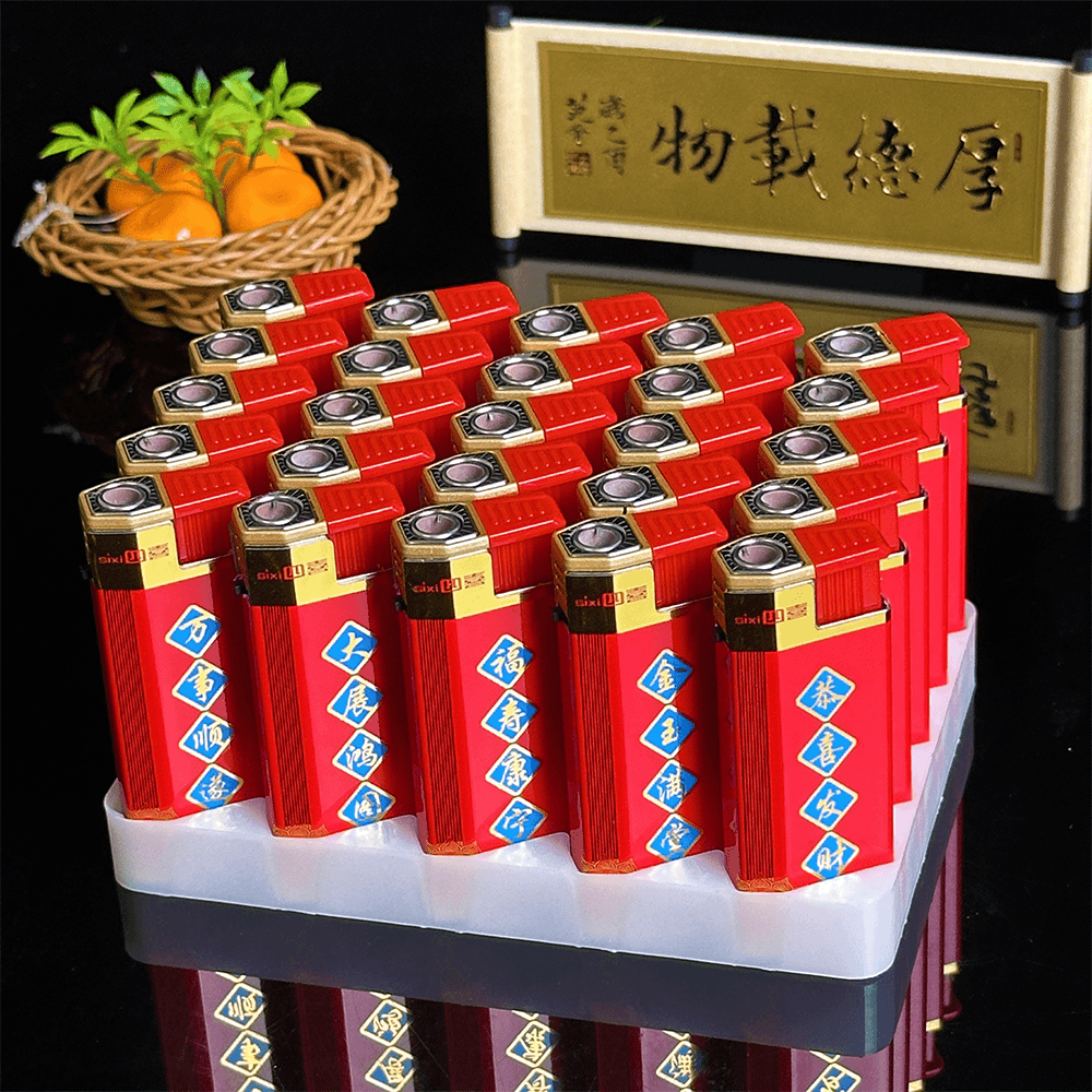 新品网红金属直冲防风打火机炫酷个性耐用高档家用家用时尚蓝焰