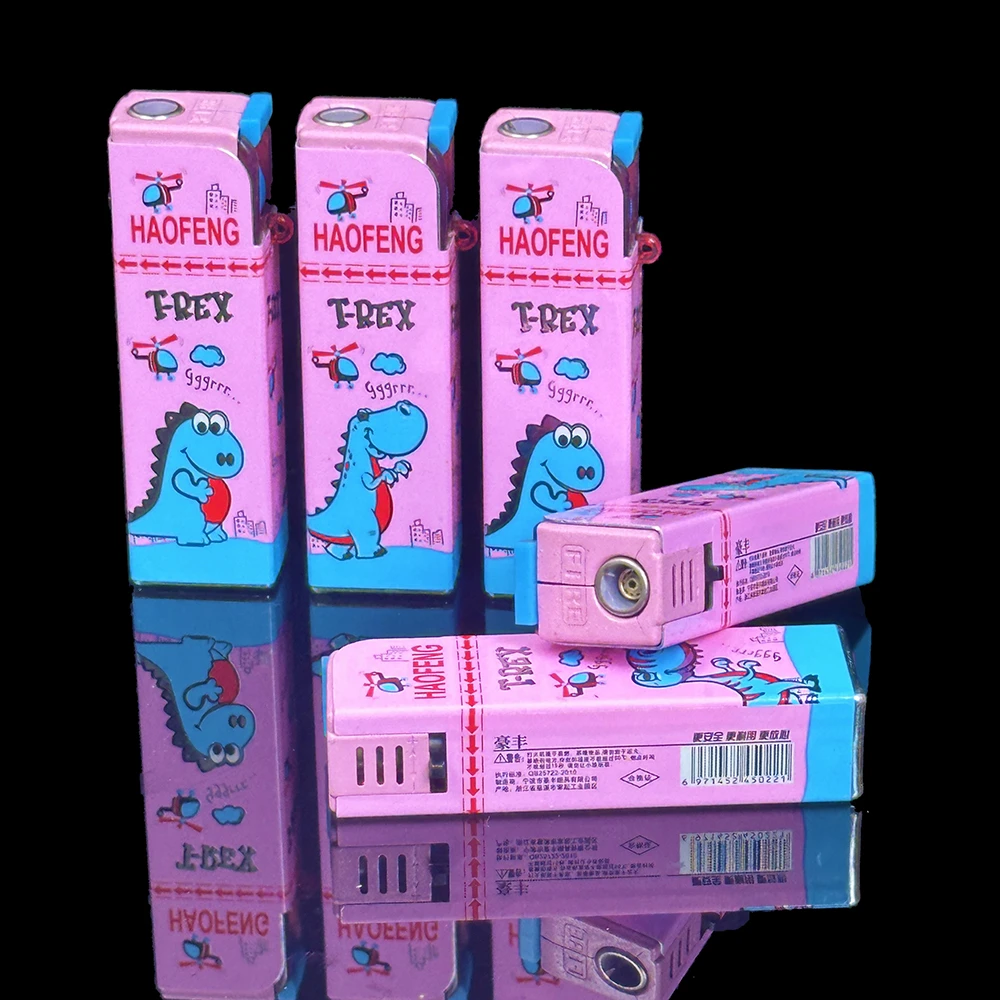 新品恐龙金属直冲打火机个性高颜值网红打火机发财时尚便捷简约