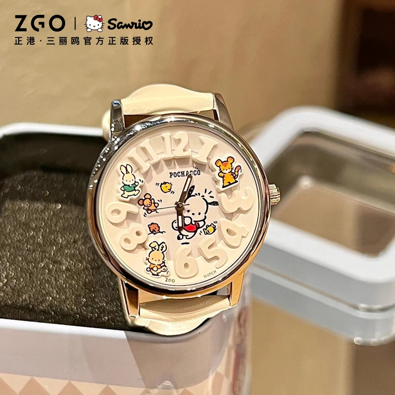 正港三丽鸥联名帕恰狗手表女款手表学生初中百搭送女生生日礼物