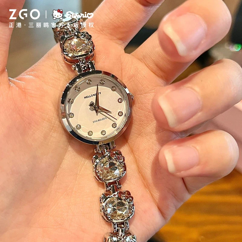 正港x三丽鸥HelloKitty联名手表凯蒂猫手链表女款圣诞礼物