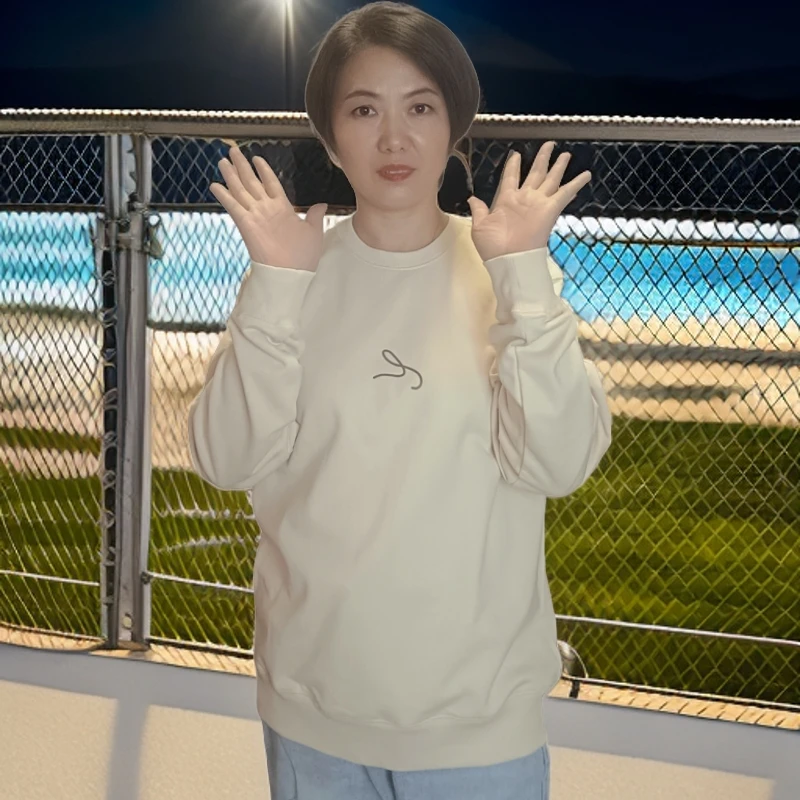 2024男女同款长袖时尚潮流运动宽松休闲简约百搭圆领百搭套头卫衣