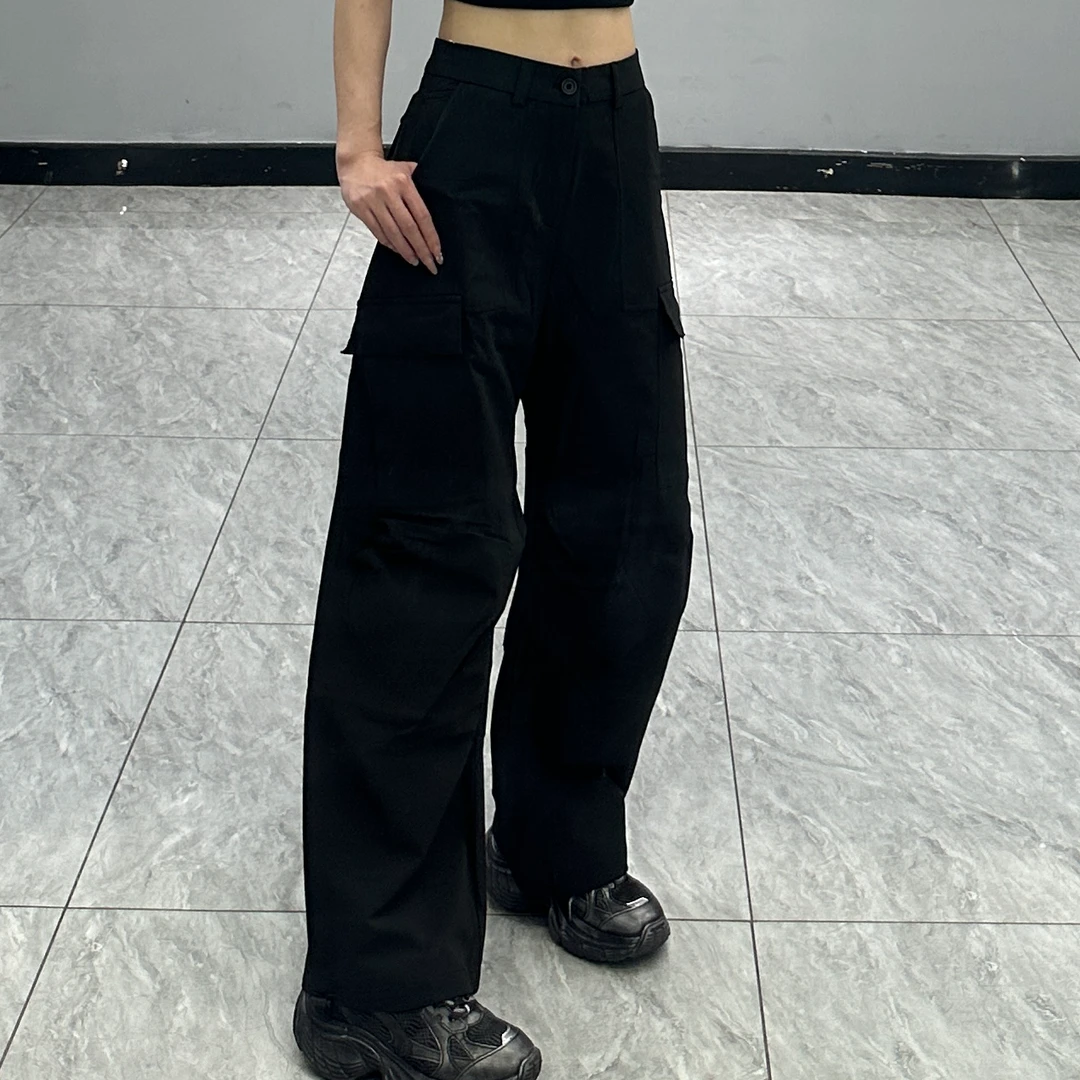 （2）071黑色净版工装裤