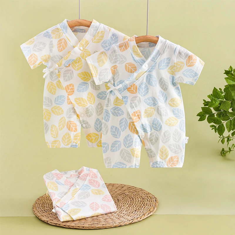 宝宝衣服夏季包屁婴儿连体衣薄款新生儿稀奇古怪0-3个月时髦衣服