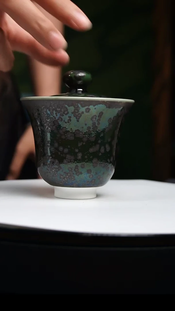 【闪购商品】吴远中未名窑廷师傅盖碗