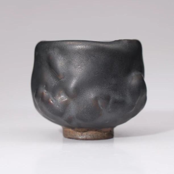 吴遠中未名窑遠中款黑金陶瓷自由肌杯复古家用茶杯主人杯茶具