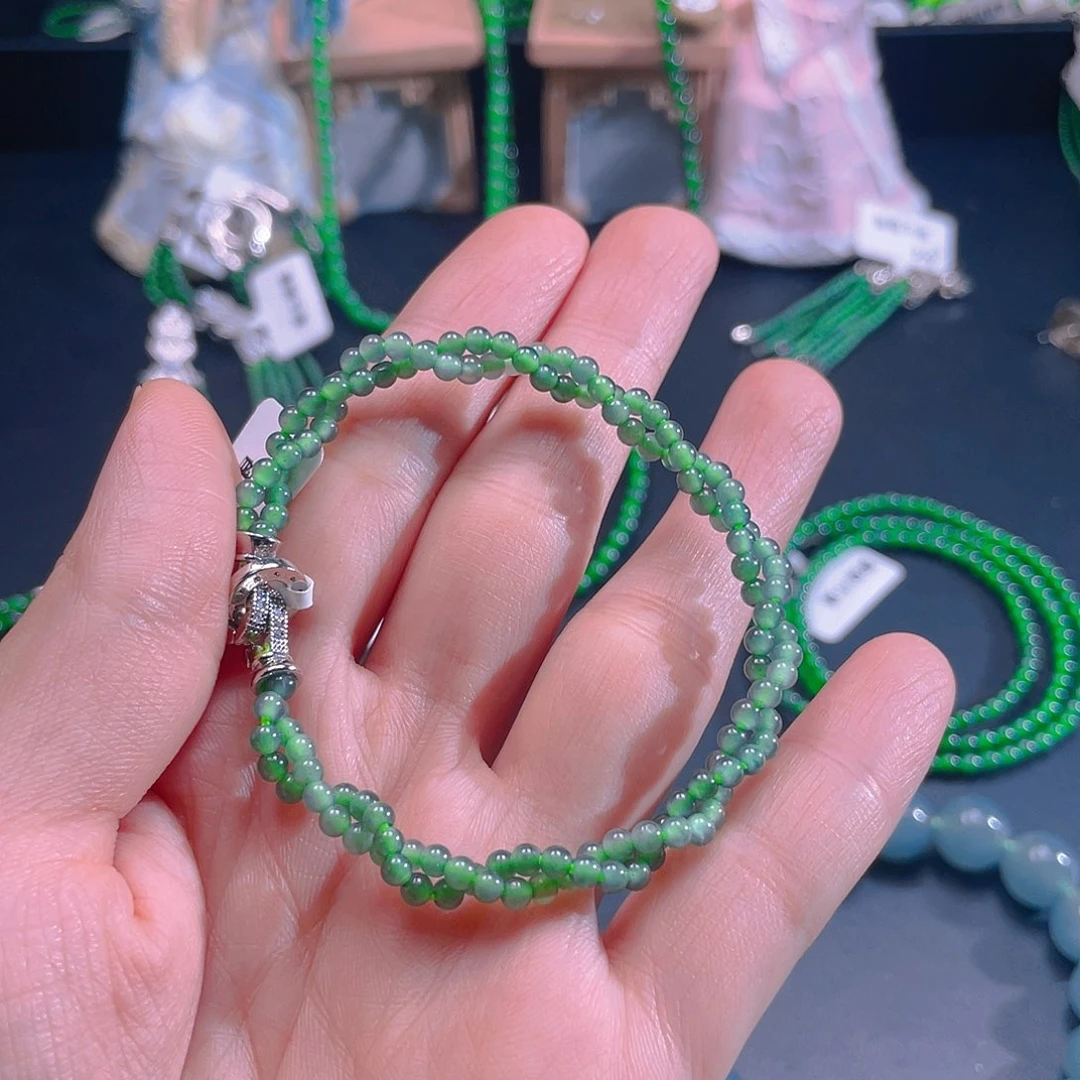 翡翠手链未镶嵌，11111