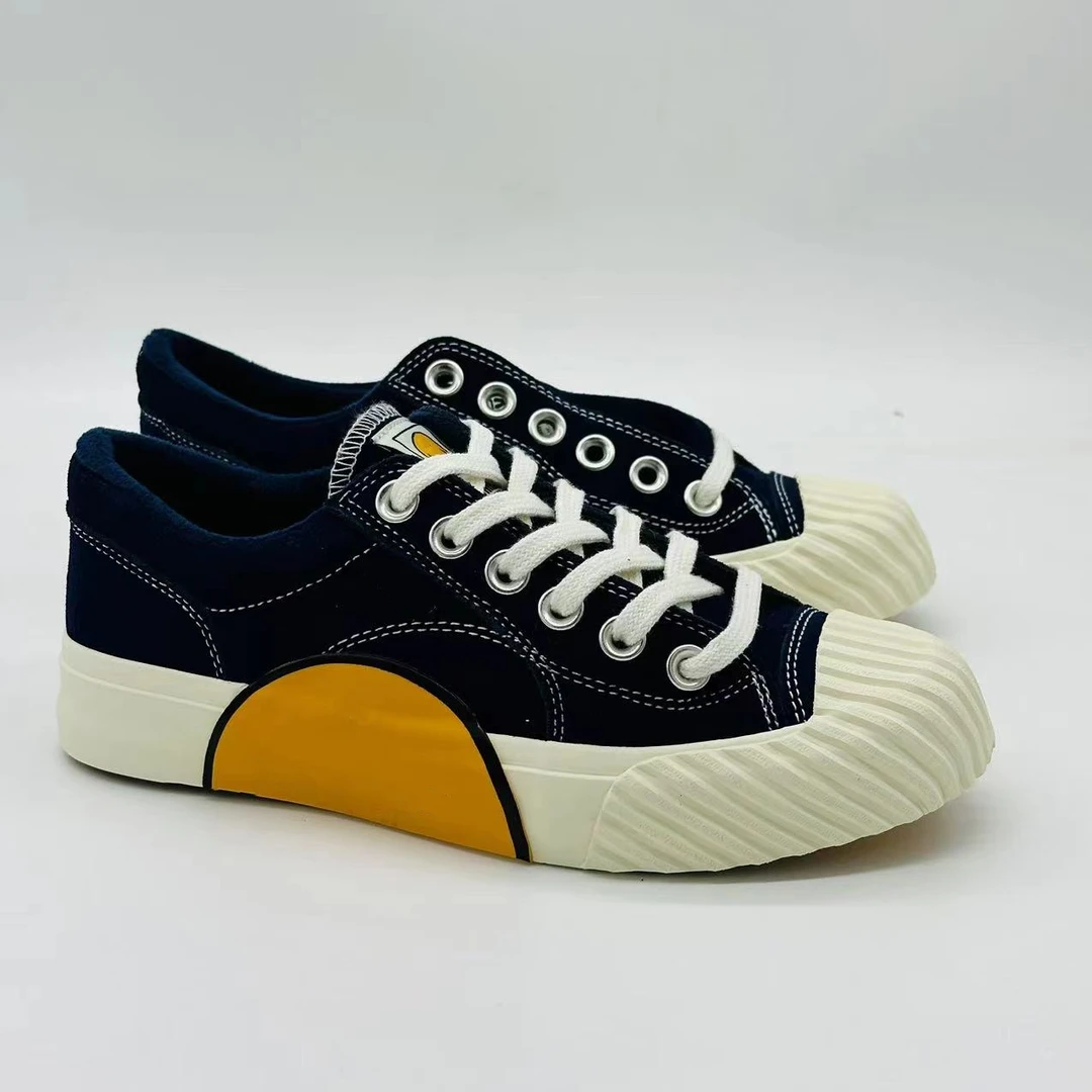 男女同款薄绒潮流百搭时尚休闲全反绒皮硫化鞋（619510038）