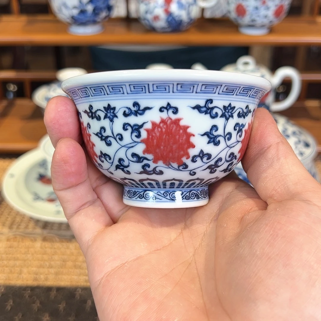 阳春白雪釉里红就是好