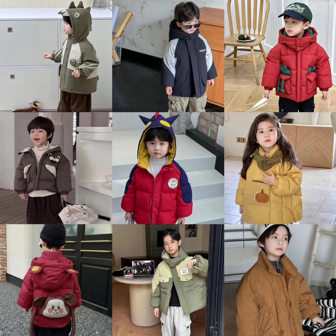 【301-350】儿童加厚保暖冬季外套童装百搭时尚