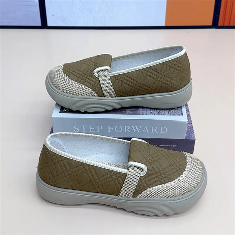 夏季新款老北京布鞋时尚休闲女单鞋软底舒适轻便百搭一脚蹬懒人鞋