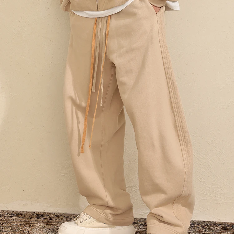 RESPECT MY WAY【明星同款】王栎鑫早安阔腿百搭宽松季卫裤垂感秋季