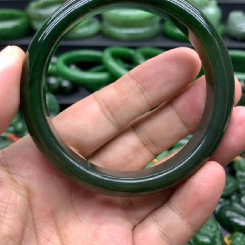 【闪购商品】和田玉(碧玉)手镯未镶嵌