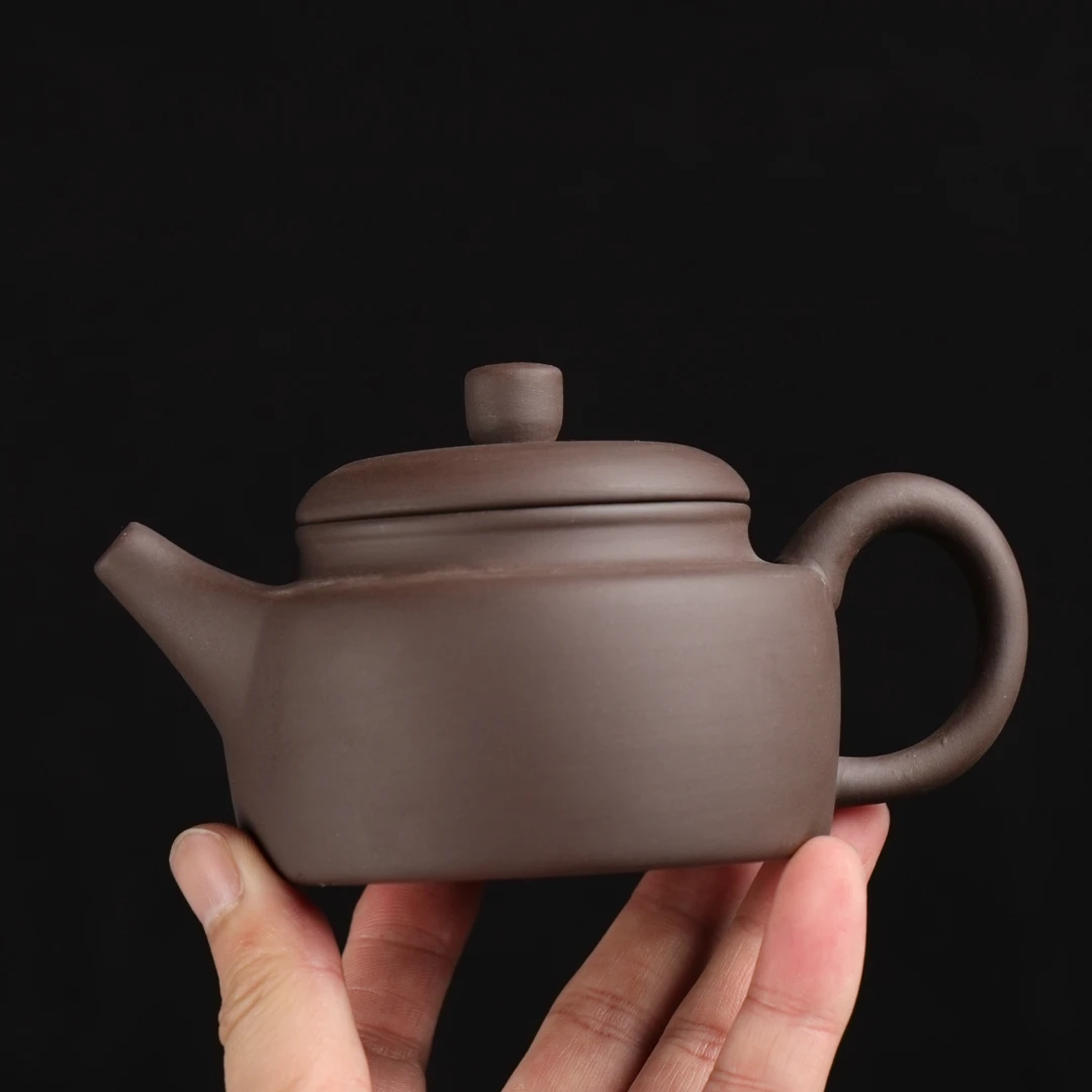 （凤鸣壶）紫砂壶单壶泡茶壶半手工230cc 凤鸣德钟壶