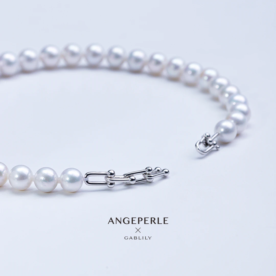 天使之泪淡水珈白丽珍珠choker项链S925银扣9-11mm【小伽总私定】