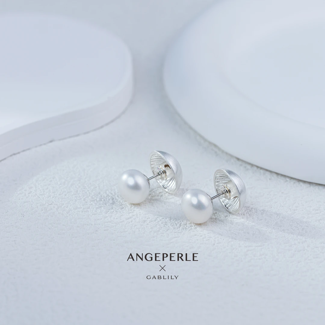 天使之泪 淡水珍珠 合金配件+S925银针耳饰 9.5-10.5mm【珠珠推荐】