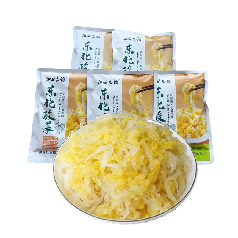 江田古稻东北酸菜丝 乳酸菌发酵500克/袋*5