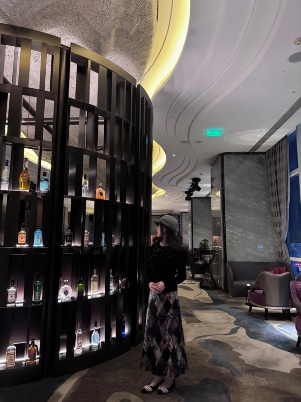 编号D242 花衣部落秋冬复古丝绒撞色格半身裙韩版百搭显瘦a字裙