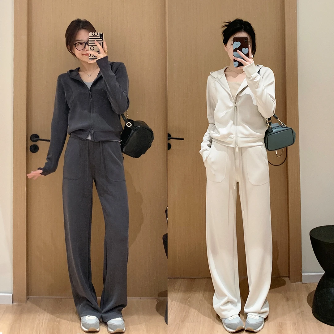 大叮自制清仓【气质显瘦运动套装】裸感兰精莫代尔休闲套装！S4840