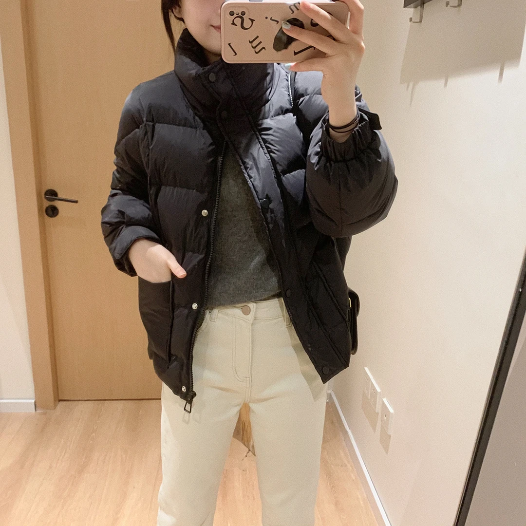 大叮自制 清仓！御寒保暖立领小暖袋羽绒服 S3539