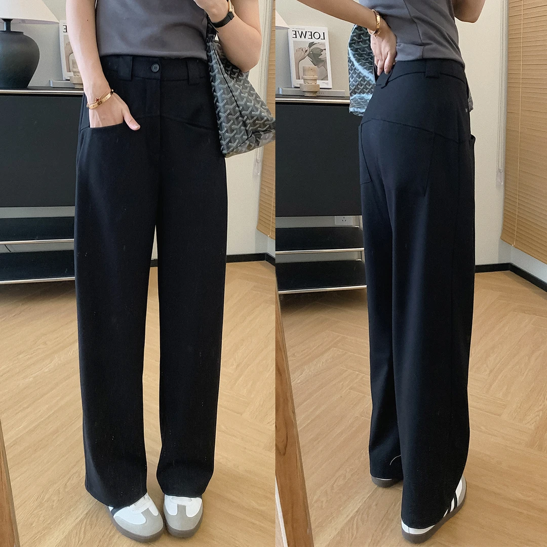 大叮自制清仓【满分西裤】定制TR分割设计感休闲雅痞休闲裤！K1590