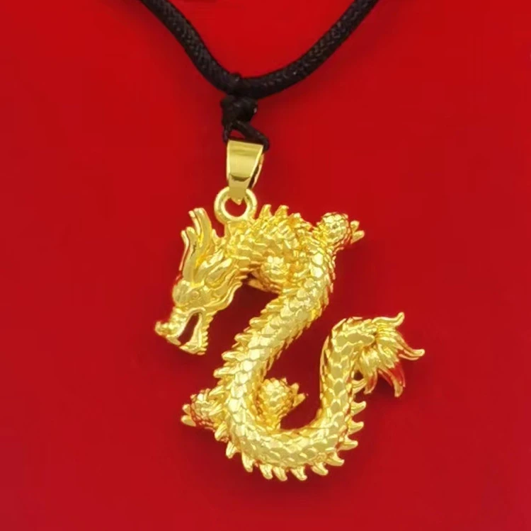 合金吊坠 时尚民族风龙年吉祥生肖挂坠祥龙吊坠