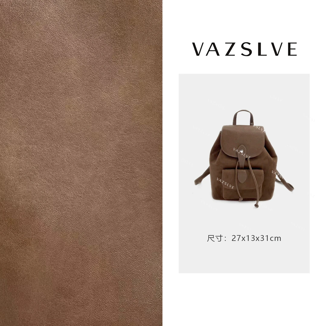 QYX-81266-美拉德棕 气质条纹设计师韩版斜跨轻奢女包