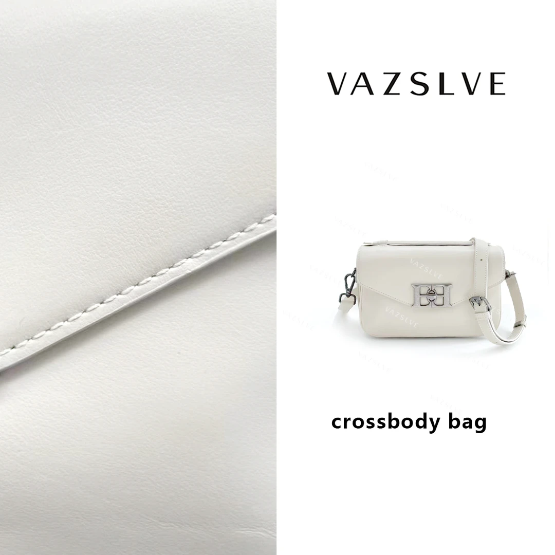 KLL-66073-奶昔白 21*8*13cm 夏新款时尚百搭女士真皮轻奢手提包