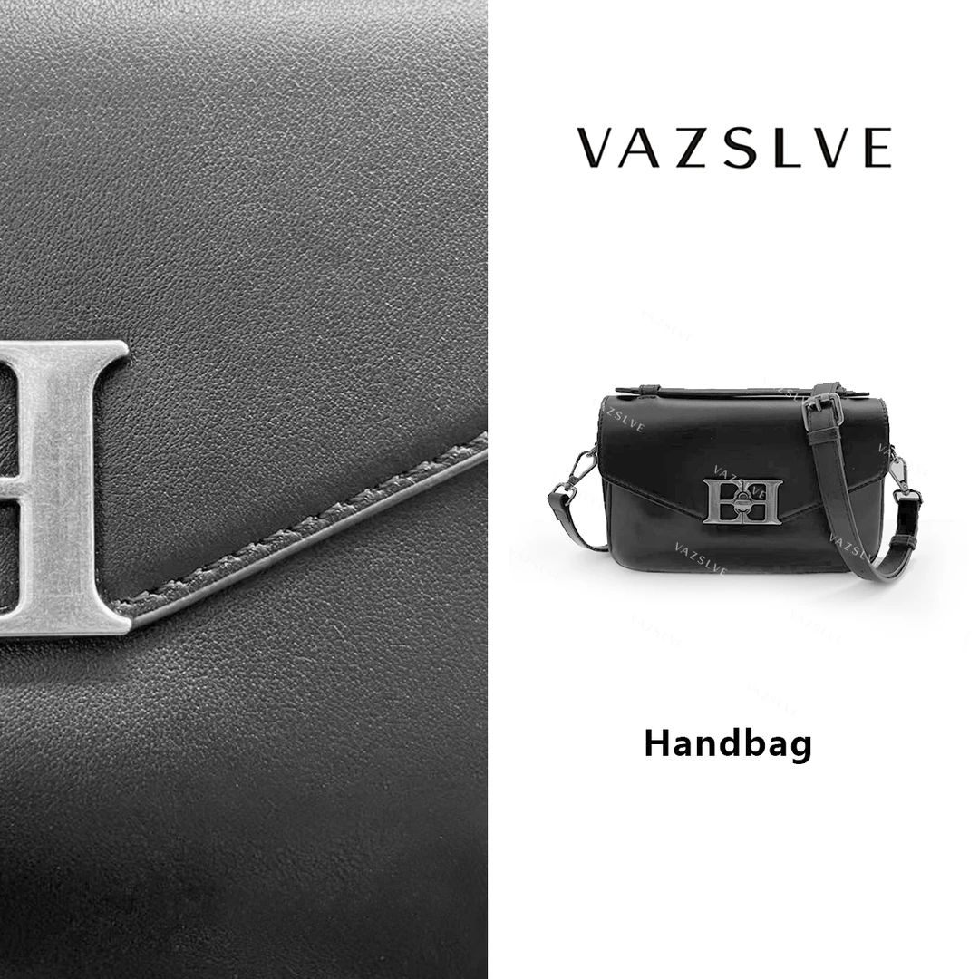 KLL-66073-黑色 21*8*13cm 新款时尚百搭女士真皮轻奢质感手提包