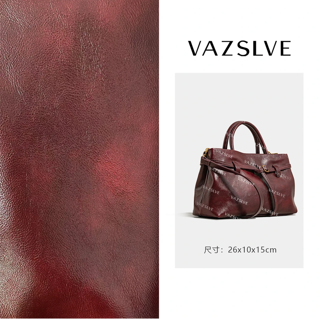 VAZSLVE/原创设计SK-92517-葡萄酒 春季新款轻奢小包