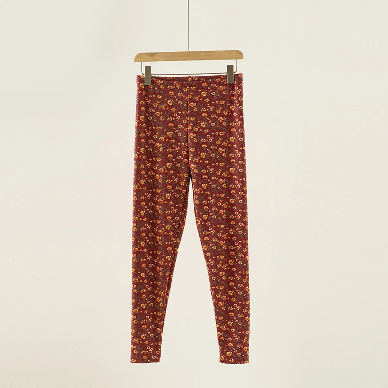 【秋款上新】女士小花打底裤5177