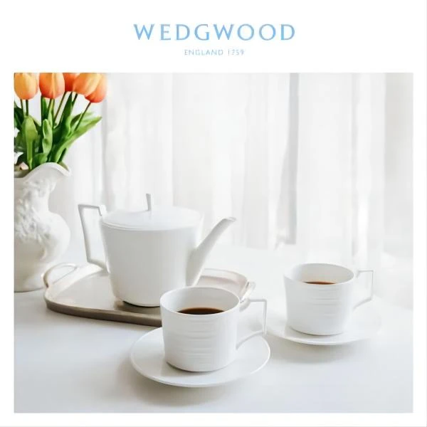 Wedgwood官方旗舰意大利浮雕杯茶具壶茶骨瓷餐具新婚礼物