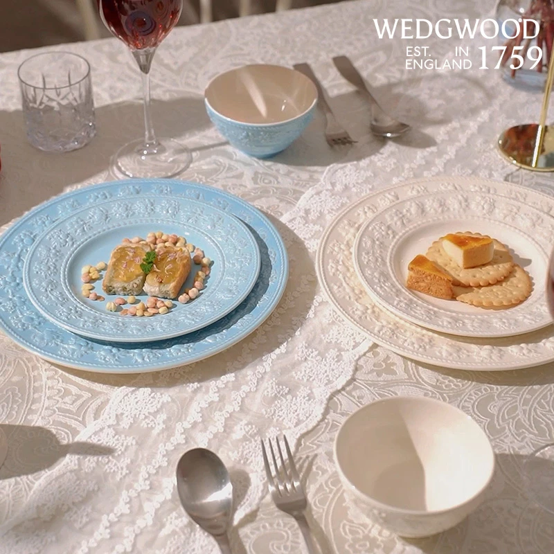 Wedgwood【抖音专供】欢愉假日餐具六件套饭碗餐盘奢侈品新婚礼物
